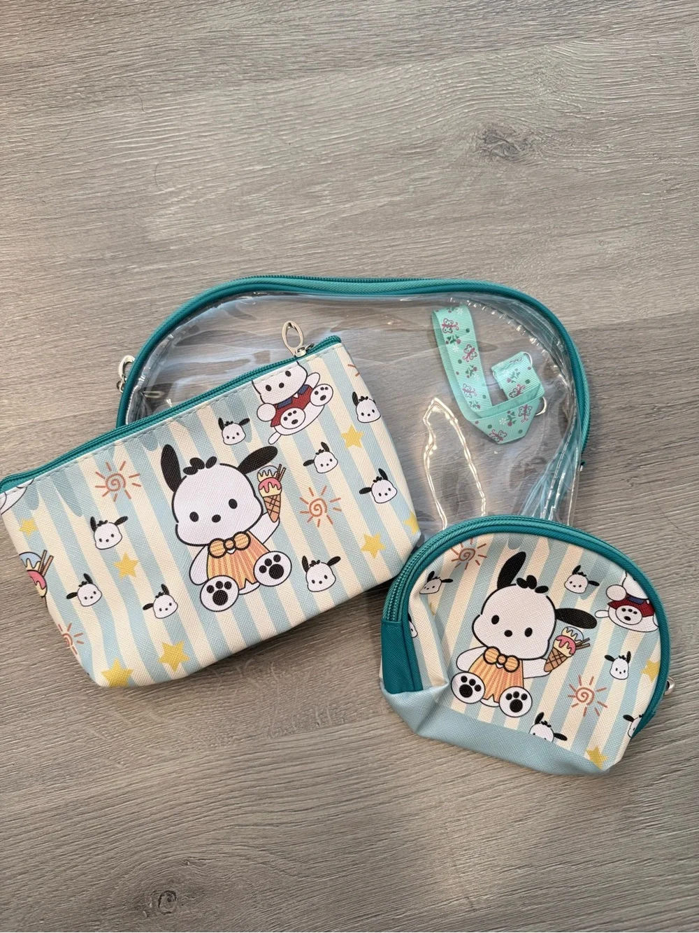 Pochacco 3 in 1 pouch